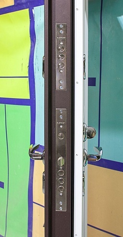 Дверь с терморазрывом Термо 2 Люкс Браун
